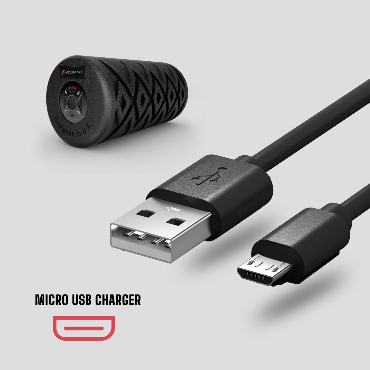 Vibrating Foam Roller: Charger (Micro USB) - Pulseroll