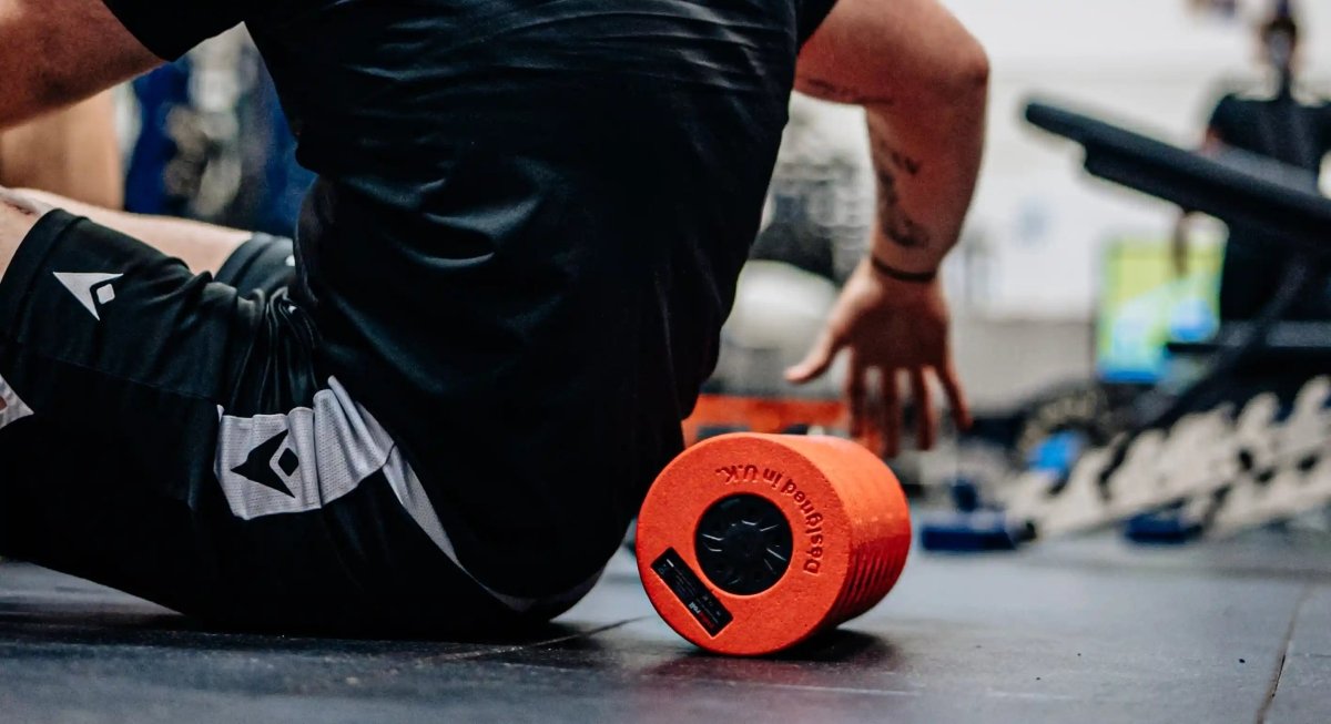 Vibrating Foam Roller for Lats While Sitting - Pulseroll