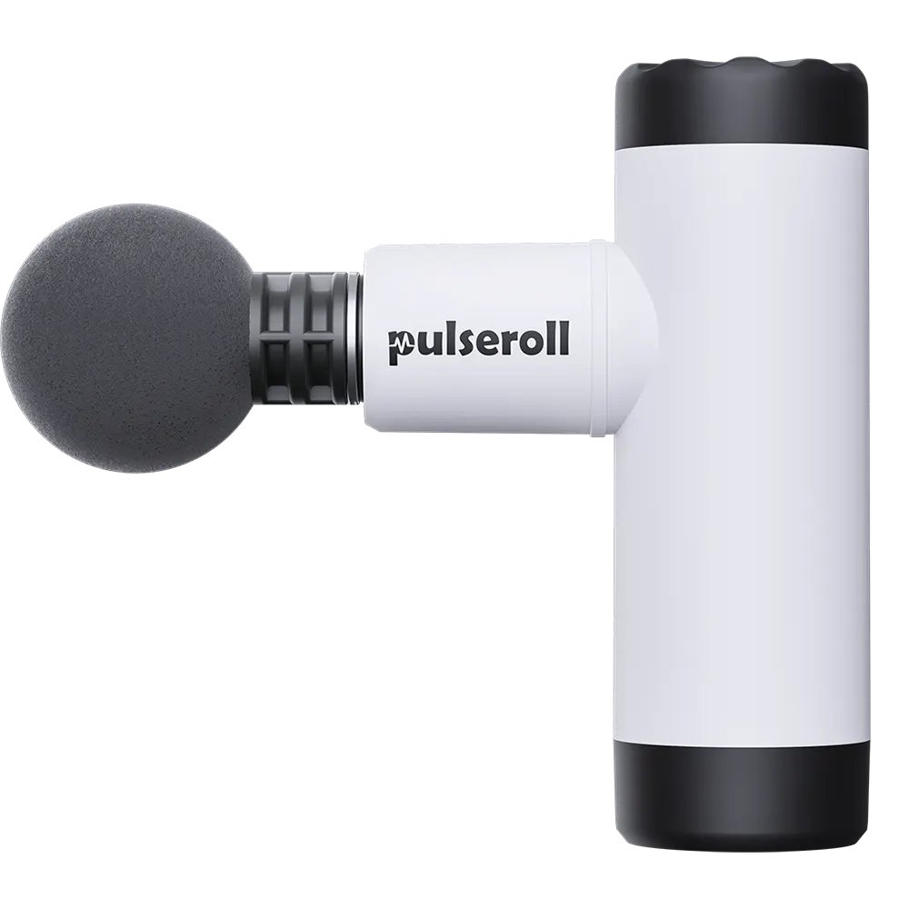 Mini Massage Gun White - Pulseroll